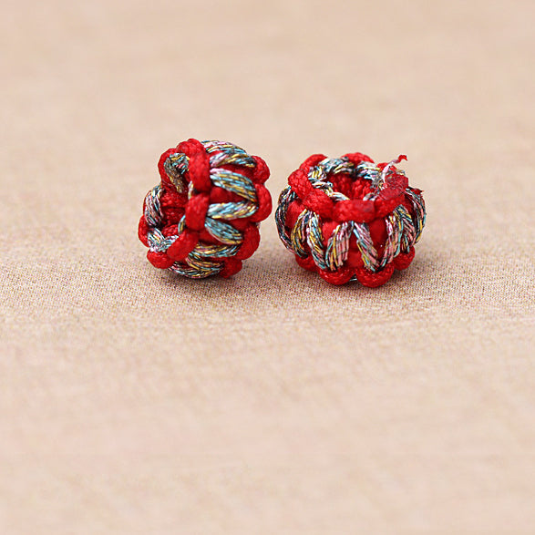 Wholesale Wreath Ring Hand Made 8MM Nylon Beads